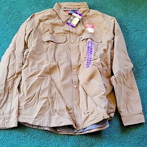 NWT Men's fleece lined jacket/shirt